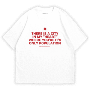 Mahmoud Darwish Quote T-shirt by Ismail's | White Color