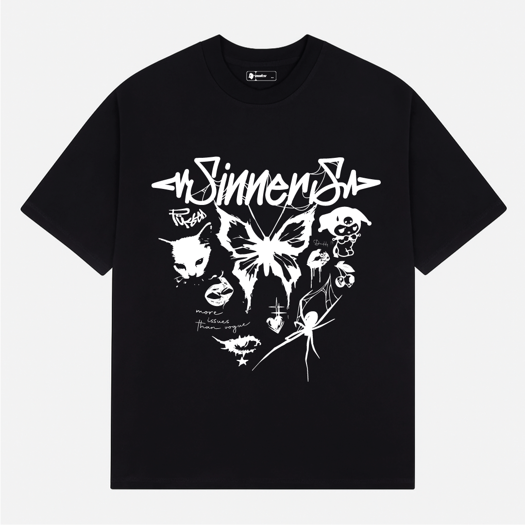 Sinners T-Shirt Graphic Drip Tee By Freaks Club | Freaky Streetwear