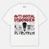 Anti-Social Disorder T-Shirt Graphic Tee By Freaks Club