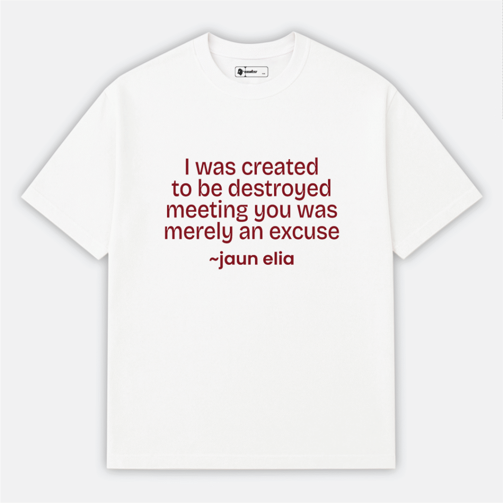 Jaun Elia Shayari T-Shirt