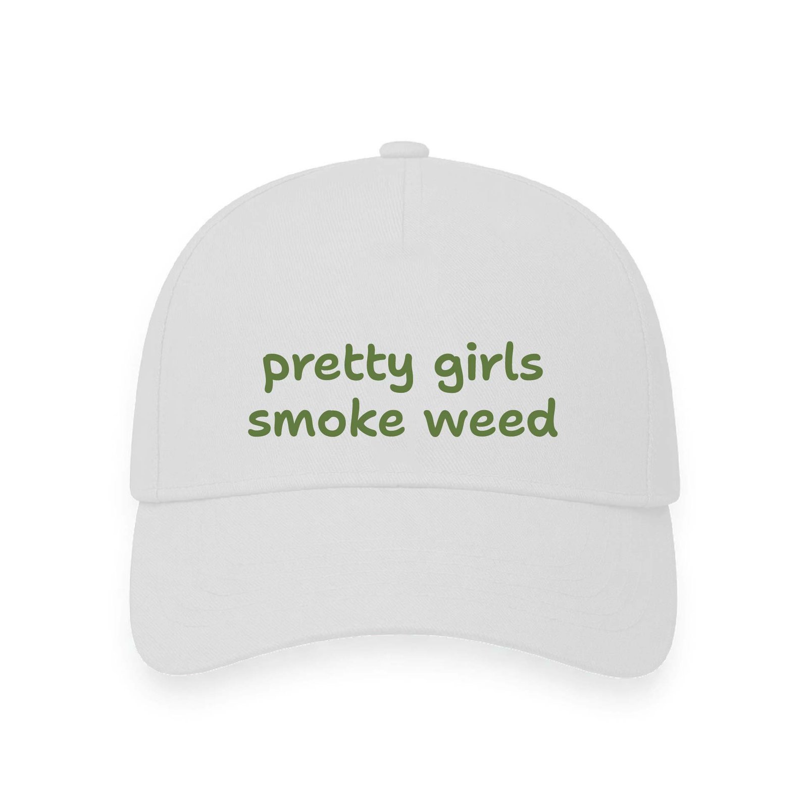 pretty girls smoke weed | Aesthetic Quoted Cap
