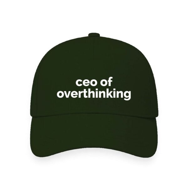 CEO of Overthinking | Aesthetic Quoted Cap