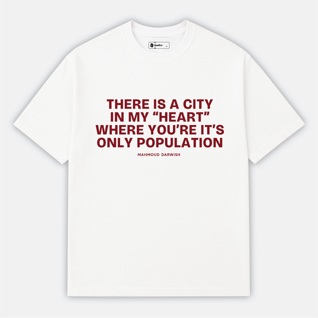 Mahmoud Darwish Poetry  | Aesthetic Quote T-Shirt