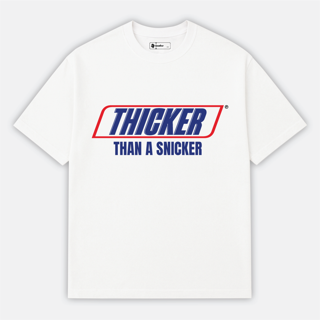 Thicker Than Snicker | Freaky Funny T-Shirt