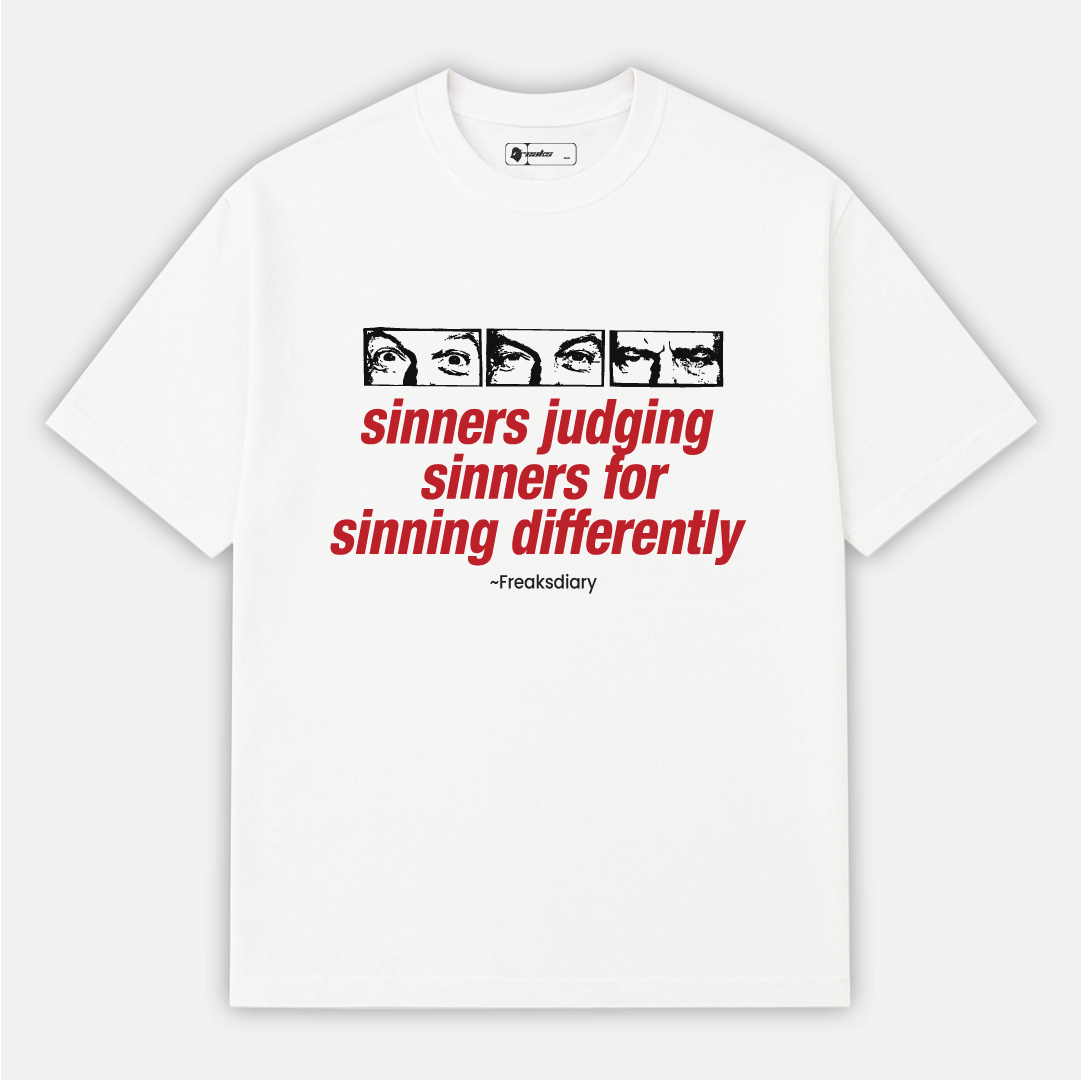 Sinners | Aesthetic Quote T-Shirt
